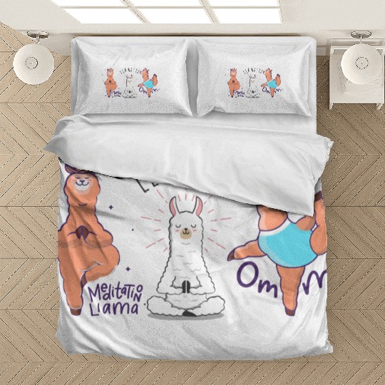 HALF MOON YOGA POSE Bedding Sets