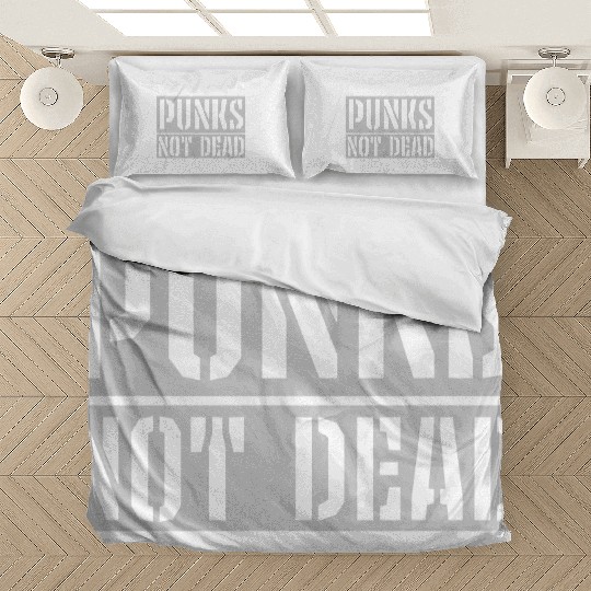 punks not dead quote Bedding Sets