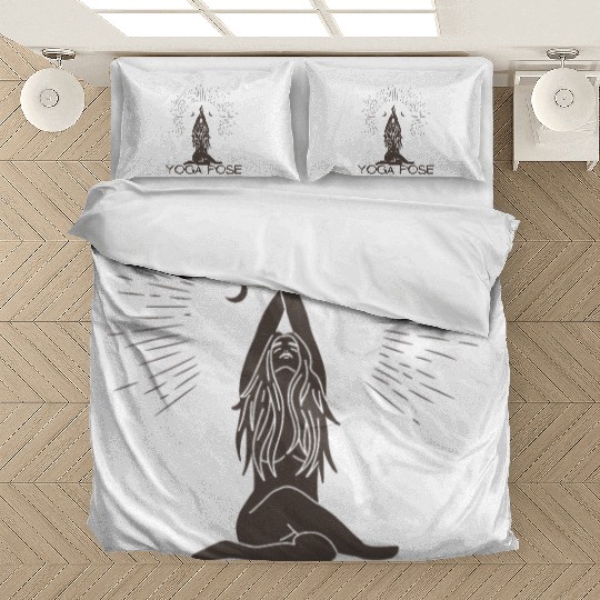 HALF MOON YOGA POSE Bedding Sets