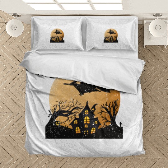 Witches Be Crazy Funny Halloween Bedding Sets