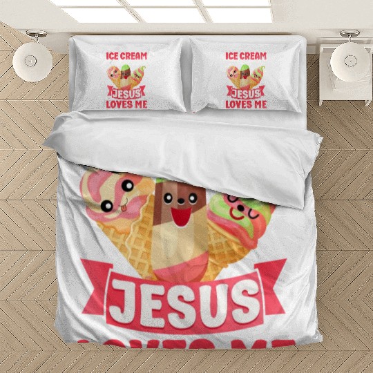 Ice Cream Christian Jesus Cone Bedding Sets