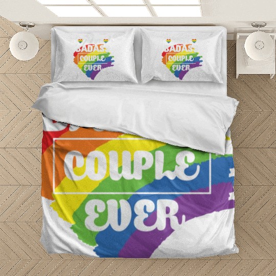 LBGT Flag Gay Pride Human Couple Bedding Sets