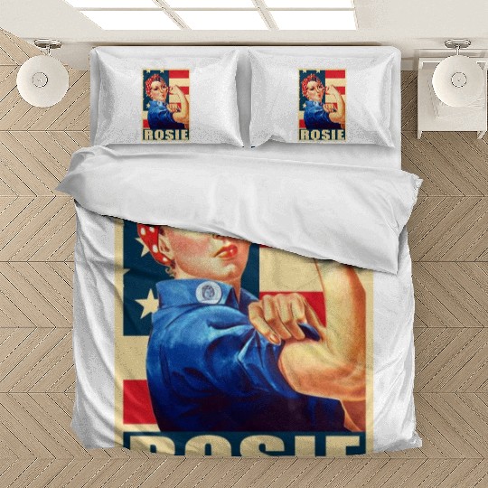 Rosie The Riveter We Can Do it Bedding Sets