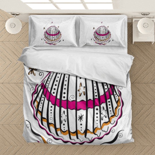 Seashell Shell Summer Vacation Bedding Sets