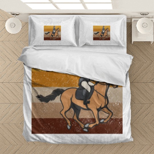 Barrel Racer Rodeo Racing Horse Riding Race Funny Bedding Sets