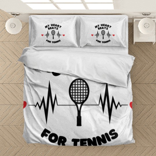 My Heart Beats For Tennis Bedding Sets