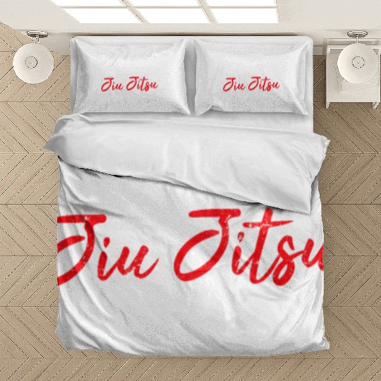 I Wonder If Jiu Jitsu Thinks About Me Too BJJ JiuJ Bedding Sets