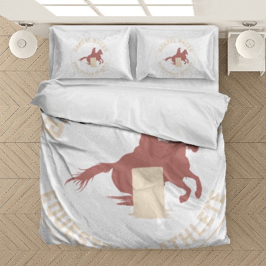 Barrel Racer Rodeo Racing Horse Riding Race Funny Bedding Sets