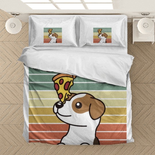 I Like Pizza And My Jack Russell Terrier Bedding Sets