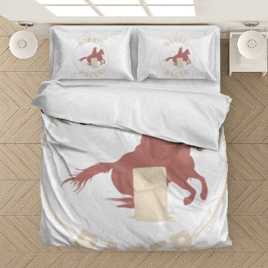 Barrel Racer Rodeo Racing Horse Riding Race Funny Bedding Sets