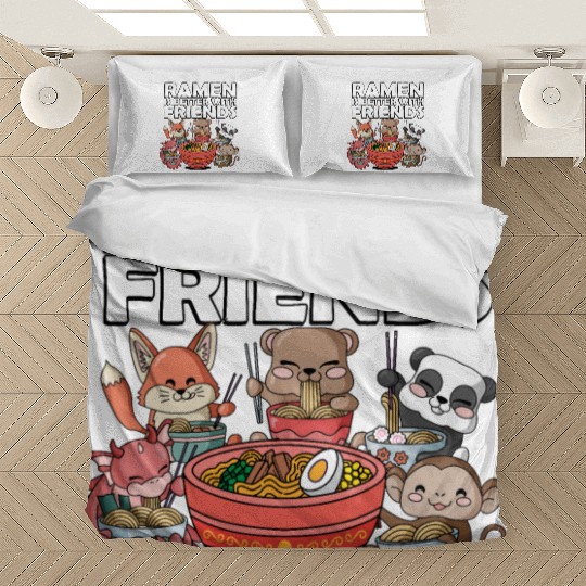 Ramen Is Better With Friends Ramen | Ramen Lover Bedding Sets