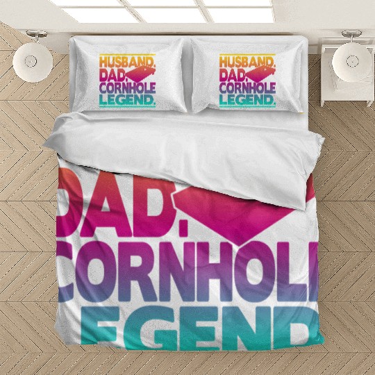 Husband Dad Cornhole Legend Classic Bedding Sets