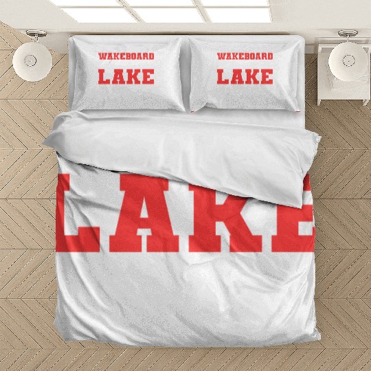 Better on Lake Wakeboarder Gift Bedding Sets