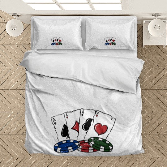 Granny's Winning Poker Bedding Sets Poker Player Grandma