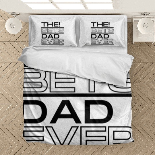 The Best Dad Ever, Fathers Day Two-Tone Coffee Bedding Sets