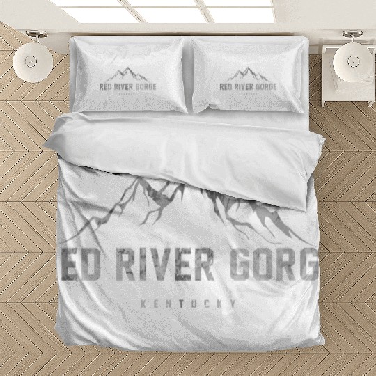 Distressed Red River Gorge Kentucky Bedding Sets