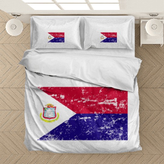 Saint Martin Flag Saying Bedding Sets