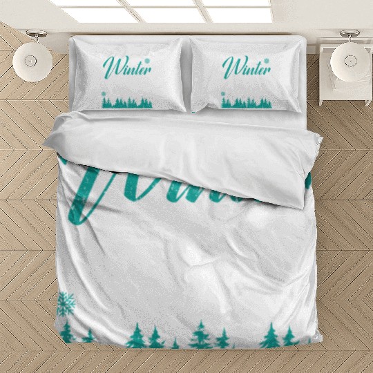 Winter Mood Snow Snowy Climate Winter Season Bedding Sets