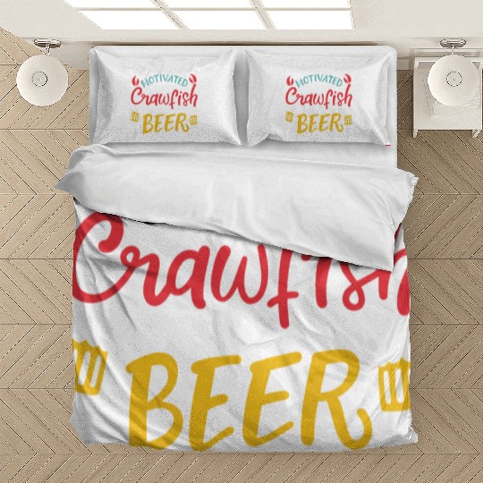 Motivated By Crawfish & Beer Bedding Sets