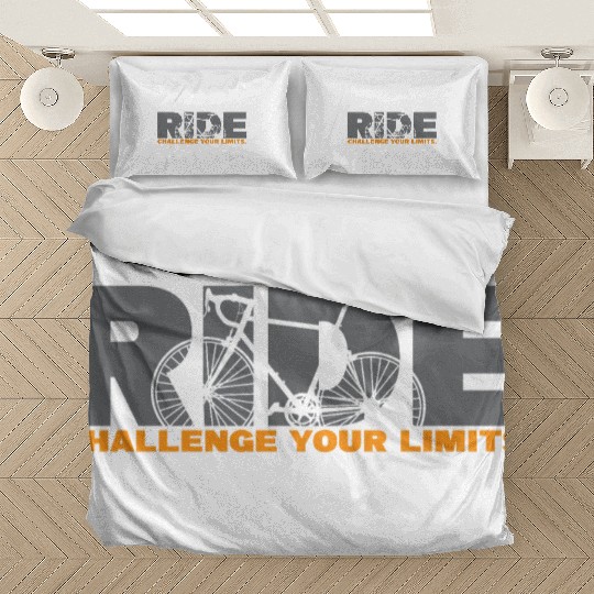 Ride Challenge Your Limits Cycling Bedding Sets