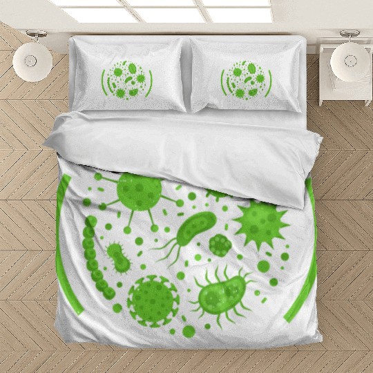 I Play With Bacteria Biologist Science Biology Bedding Sets