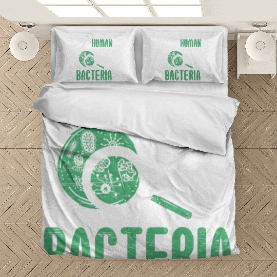 10% Human 90% Bacteria Biologist Science Biology Bedding Sets