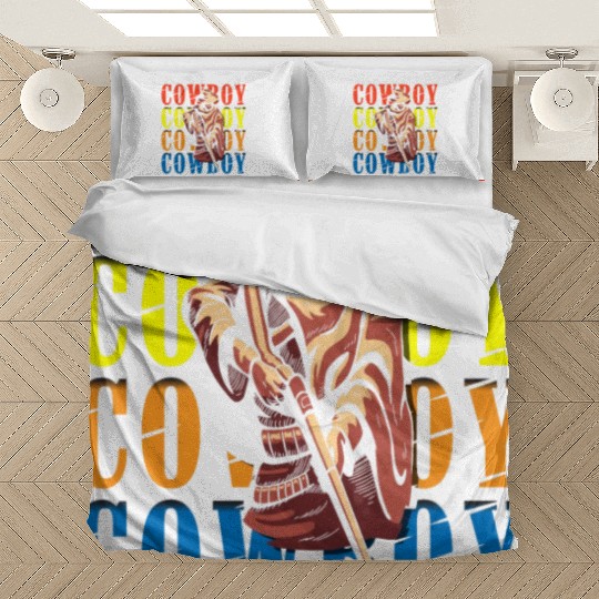 Cowboy Marksman Sheriff Star Wild West Bedding Sets