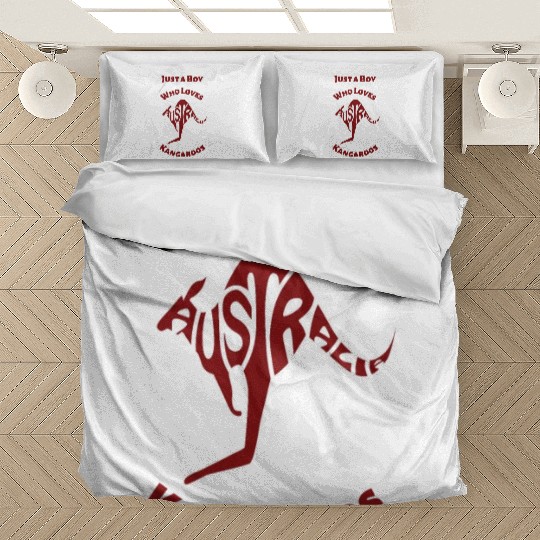 Just A Boy Who Loves Kangaroos Bedding Sets
