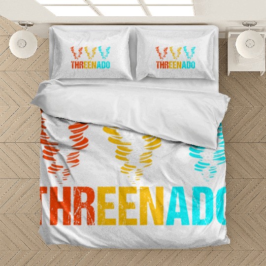 3rd Birthday Threenado Birthday Tornado Bedding Sets