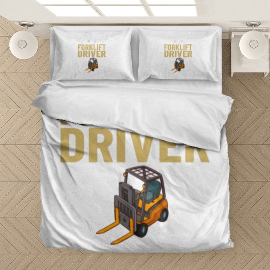 Forklift Operator Driver Lift Truck Training Bedding Sets