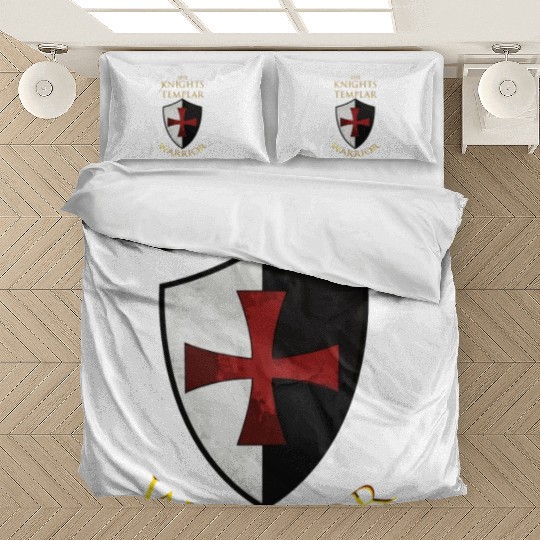 Knights Templar Christian Religious Warrior Oath Bedding Sets