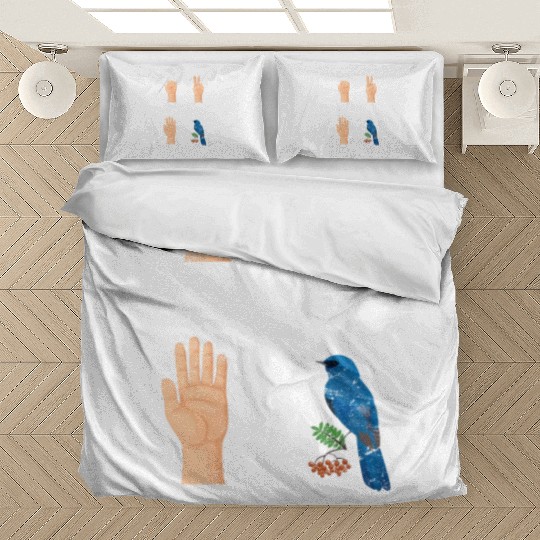 Rock Paper Scissors Nothing Beats Bird Watching Bi Bedding Sets