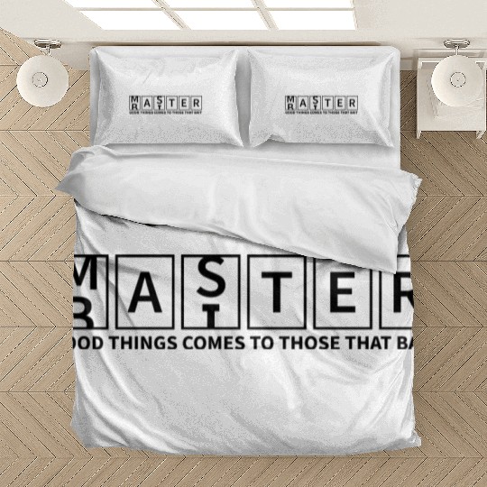 Master Baiter Funny Double Meaning Fishing Design Bedding Sets