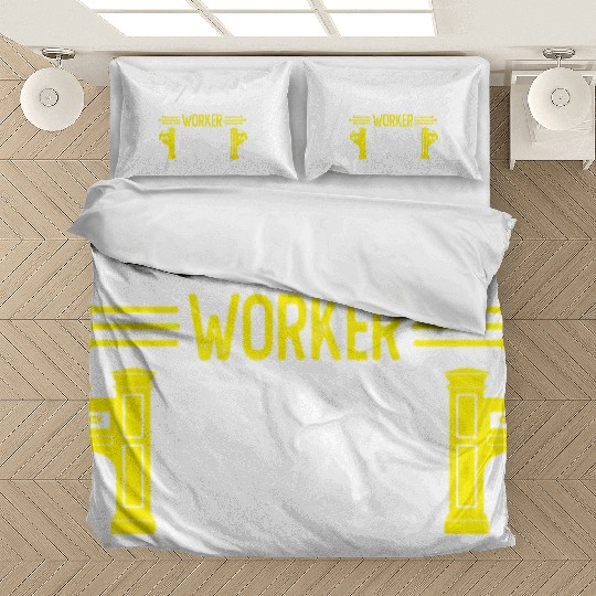 Proud Postal Worker Dad Courier Postman Mailman Bedding Sets