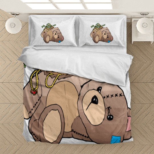 Money Teddy Bear Riches Bedding Sets