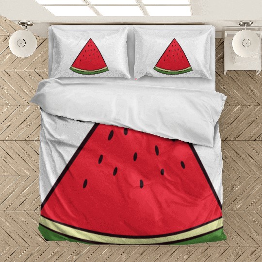 Watermelon - slice, piece, quarter, triangle Bedding Sets