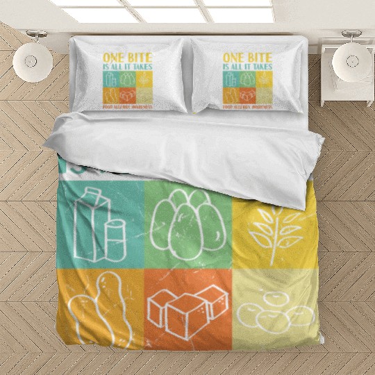 No Nuts Allowed Give Me Chocolate Awareness Bedding Sets