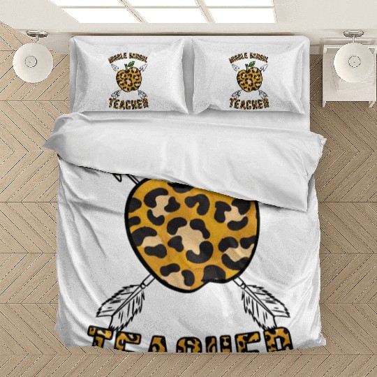 Middle School Teacher Leopard Print Bedding Sets