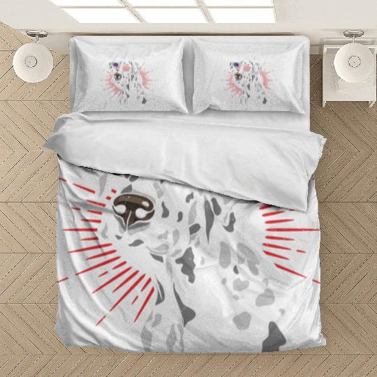 Dalmatian Dog Lover 4th of July Bedding Sets