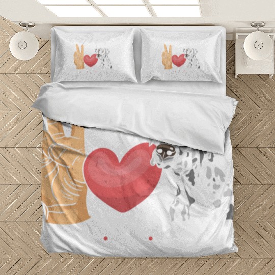 Cute Dalmatian Dog Lover Bedding Sets