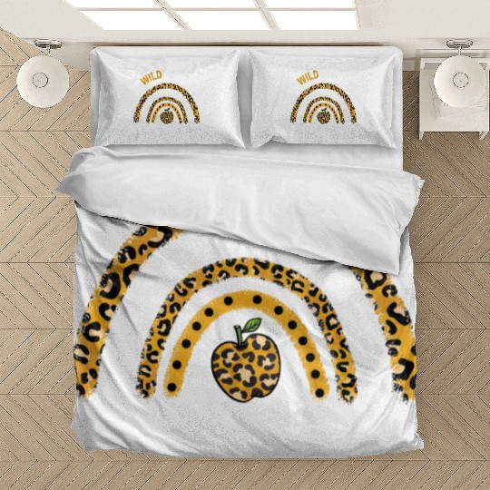 Wild About High School Teacher Rainbow Bedding Sets