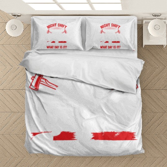 Night Shift Firefighter Volunteer Fire Hose Bedding Sets