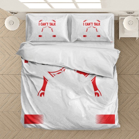 Night Shift Firemen Sorry I cant talk Firefighter Bedding Sets