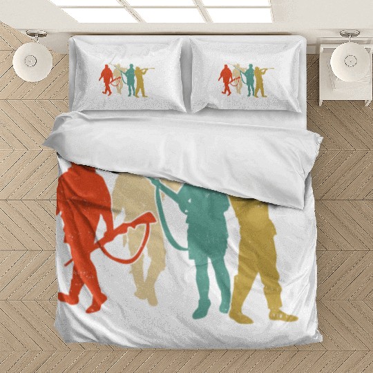 Buck Deer Hunting Hunter Retro Bedding Sets
