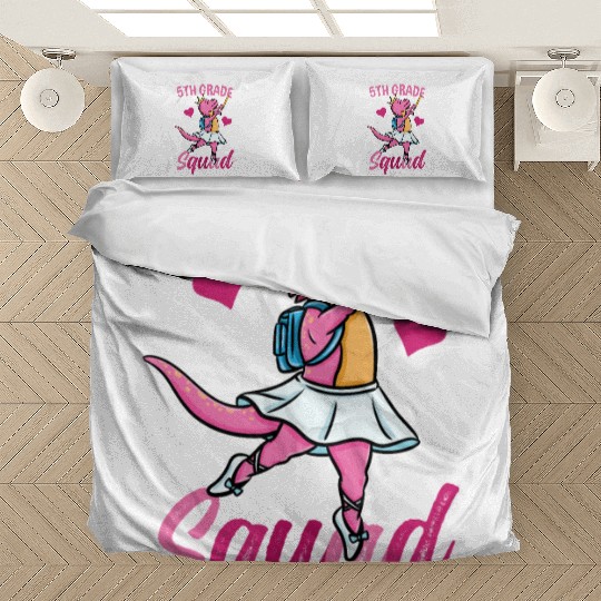 5th Grade Squad Ballet Back To School Girls Bedding Sets