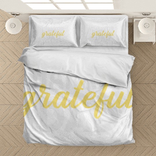 Thankful Grateful Dad Thanksgiving Bedding Sets