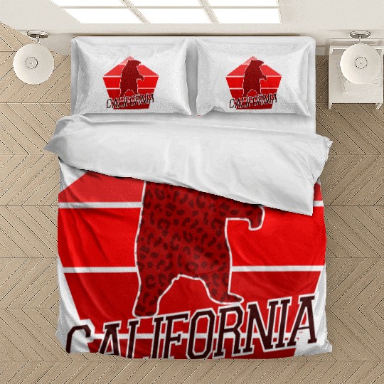 California Bear Flag Bedding Sets