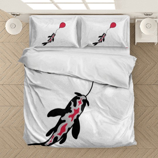 balloon koi fish nishikigoi Bedding Sets