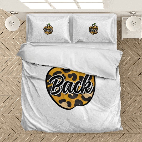 Welcome Back To School Leopard Print Bedding Sets