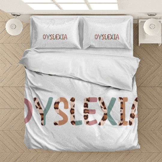 I Love Someone with Dyslexia Bedding Sets